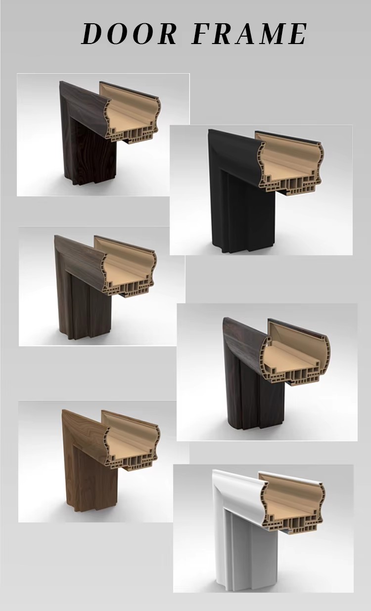 2025 new model wpc doors for bathroom