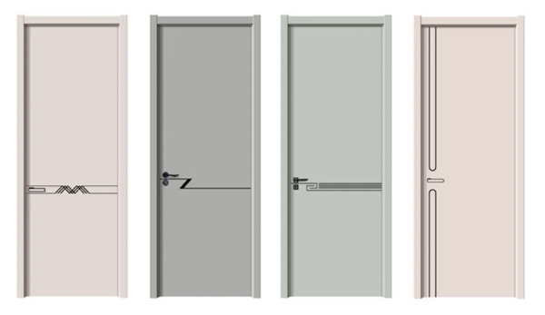 Commercial Projects Entrance Doors WPC Material Doors