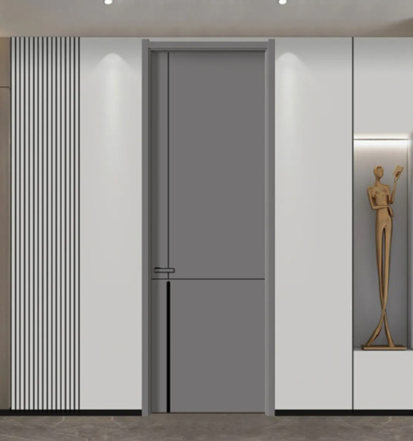 Commercial Projects Entrance Doors WPC Material Doors