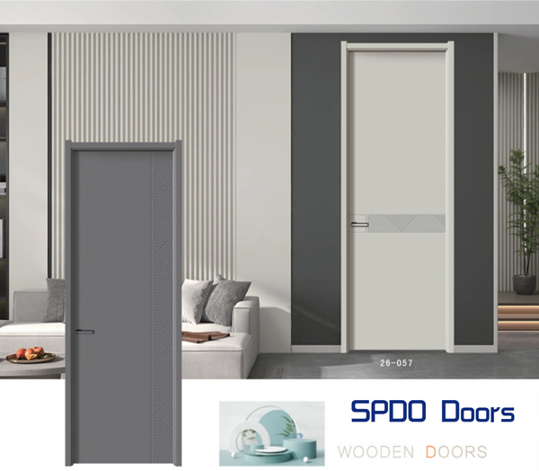Commercial Projects Entrance Doors WPC Material Doors